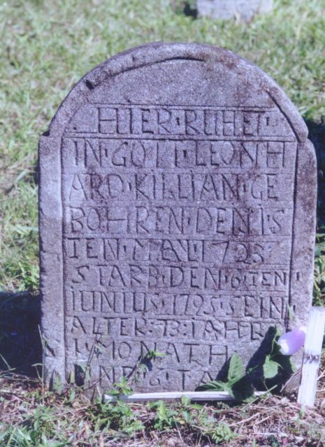 Leonard Killian Headstone